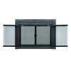 Fireplace Glass Doors Carlisle Large Gunmetal CL-3002GM